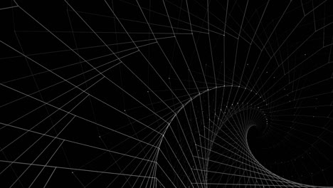 abstract spiral network motion background