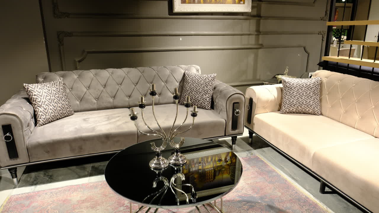 conjunto de sala de estar moderno: comodidad se encuentra con el estilo