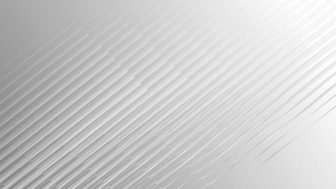 4K Loop Animation minimal white flowing smooth dynamic Lines. Business science technology presentation concept clean background.