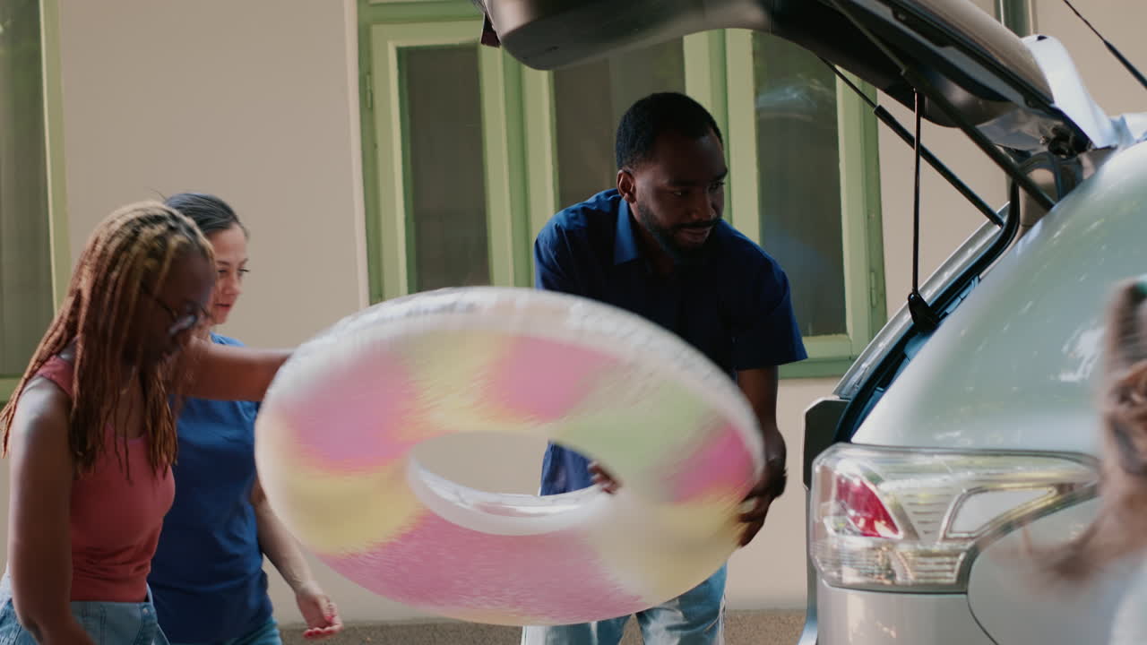 Family Packing Car for Travel