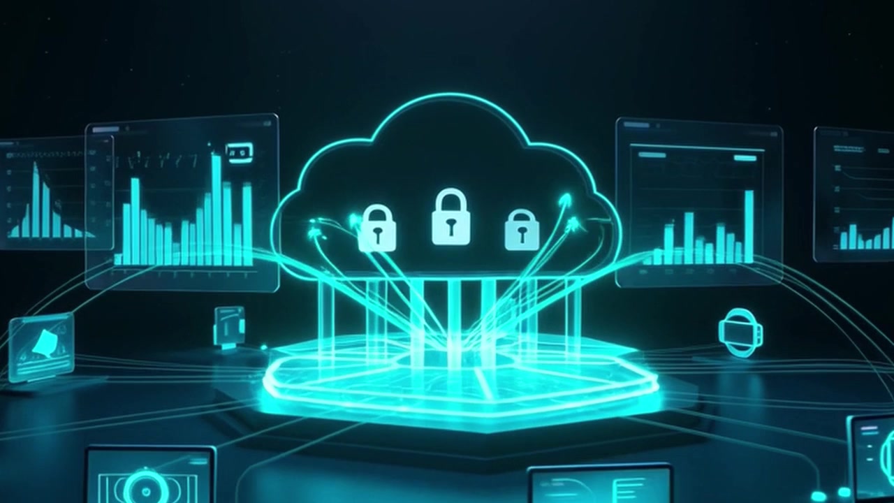 Digital Cloud Computing Network with Security Locks and Data Analytics