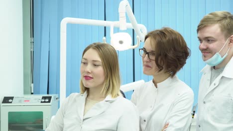 dental students taking a selfie