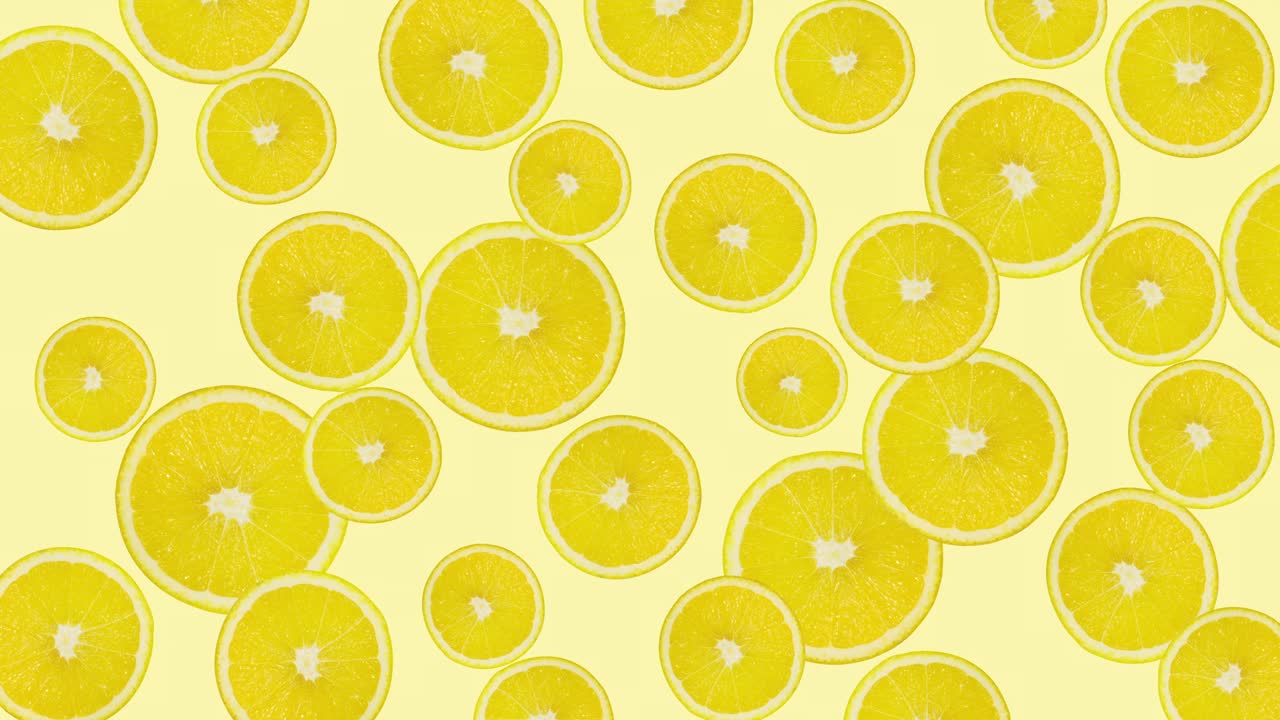 레몬 과일 모션 디자인 애니메이션