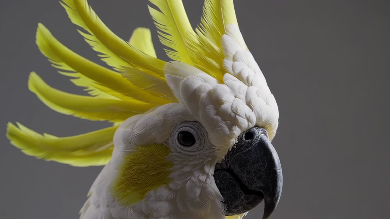 Close-up of a Yellow-Crested Cockatoo