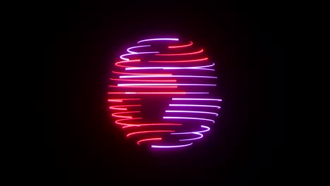abstract neon sphere background.
