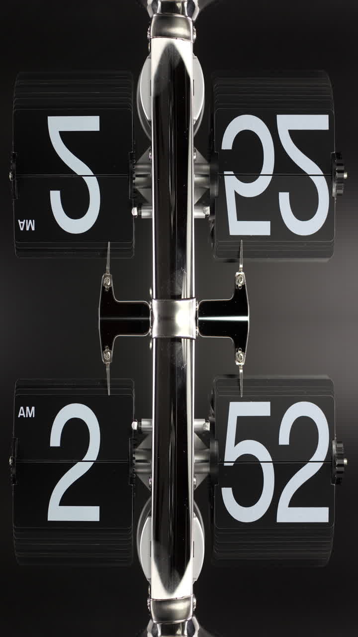 часовой таймер в вертикальном положении