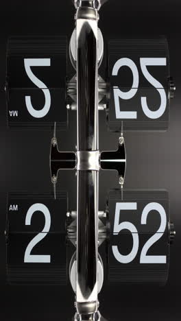 temporizador de reloj de giro en vertical