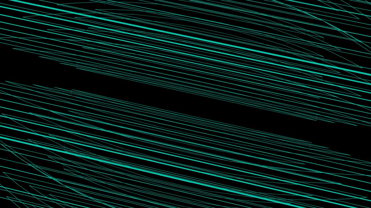 회전하는 선과 함께 추상적인 모션 배경: 선은 끝없이 회전하고 색을 바니다.