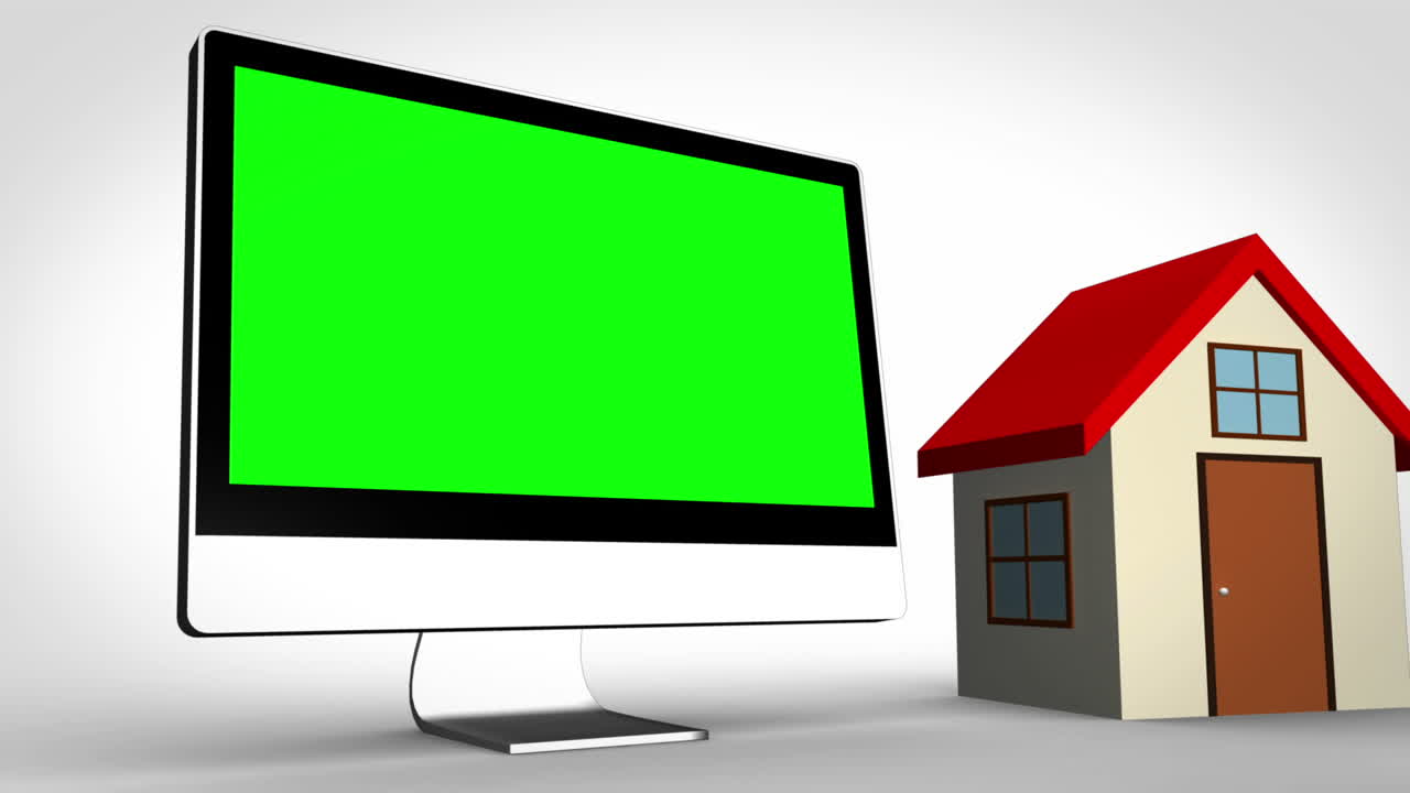 네트워크를 나타내는 집의 조립