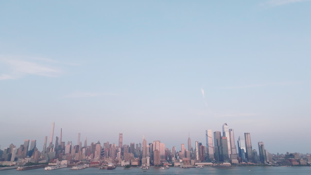 뉴욕 시의 공중 촬영