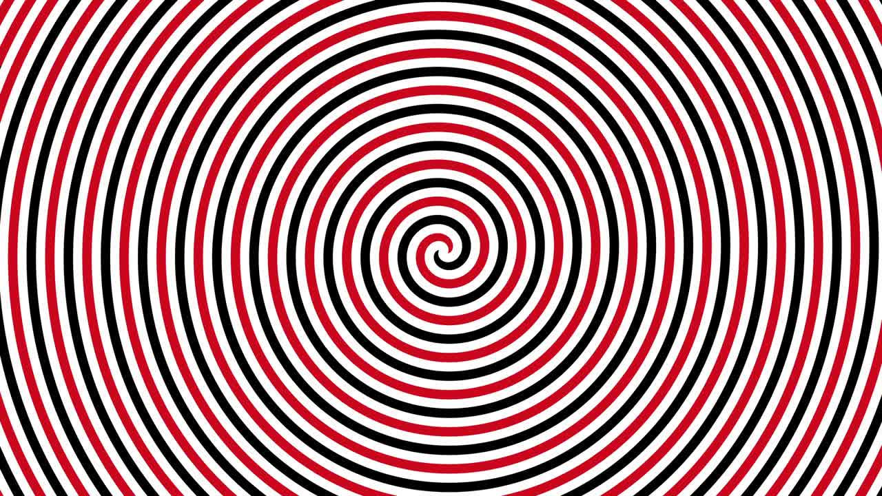 몽환적인 나선형 루프 애니메이션