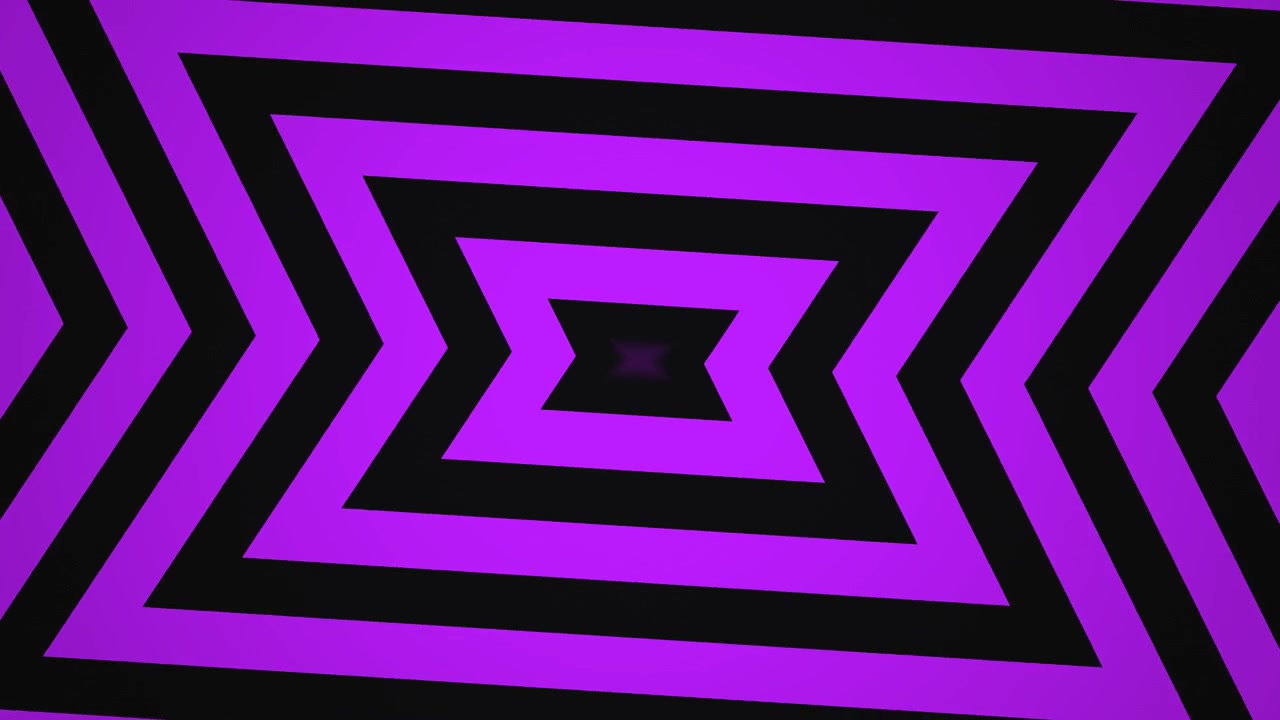 La cornice mostra un vivace motivo a strisce viola e nere che creano un design geometrico. Le linee formano una forma astratta, attirando l'attenzione con colori e angoli contrastanti.