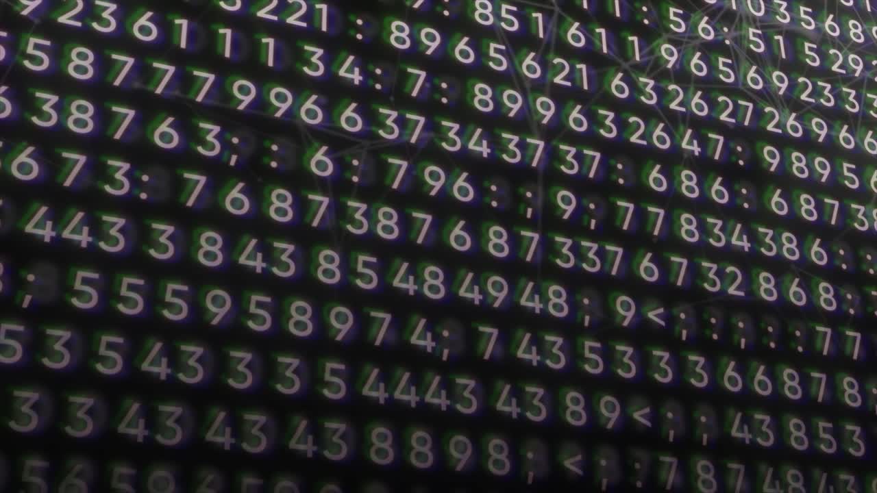 código digital y números