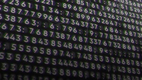 código digital y números