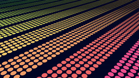 Neon-colorful-dots-pattern-and-lines-on-black-gradient