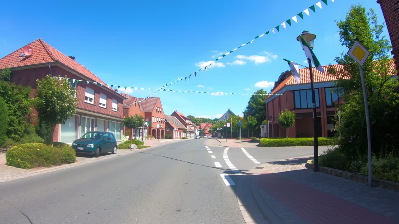 Marksmen Festival or traditional "Schützenfest" in the town of Sassenberg near Muenster, Westfalia.