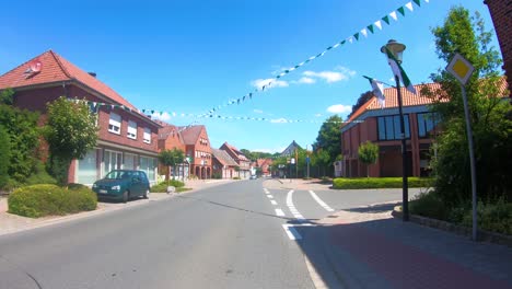 marksmen festival or traditional "schützenfest" in the town of sassenberg near muenster, westfalia.