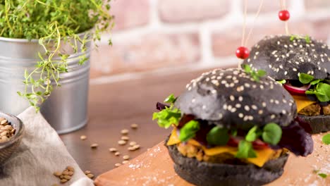 hamburguesas de verduras a la parrilla