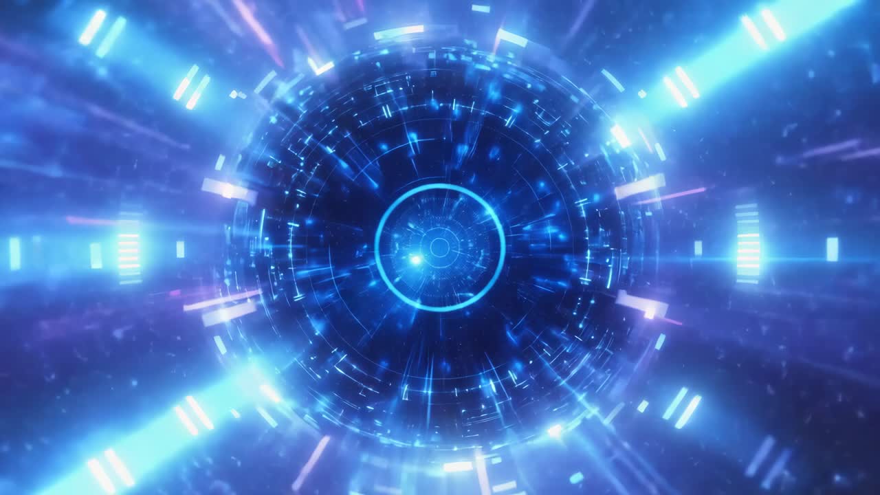 추상적 인 미래적 인 터널