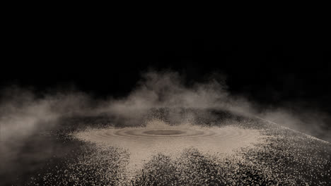 abstract digital dust explosion