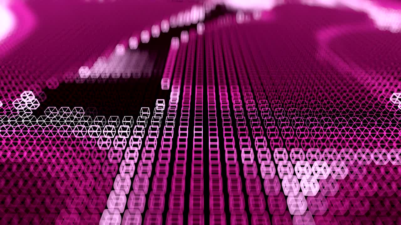 visualización abstracta del flujo de datos.