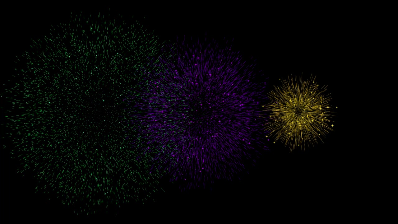 Fireworks animation motion graphics