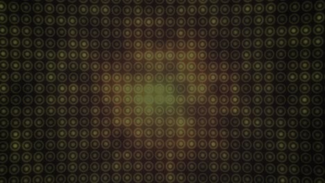 animation of multiple orange circles in row on black background