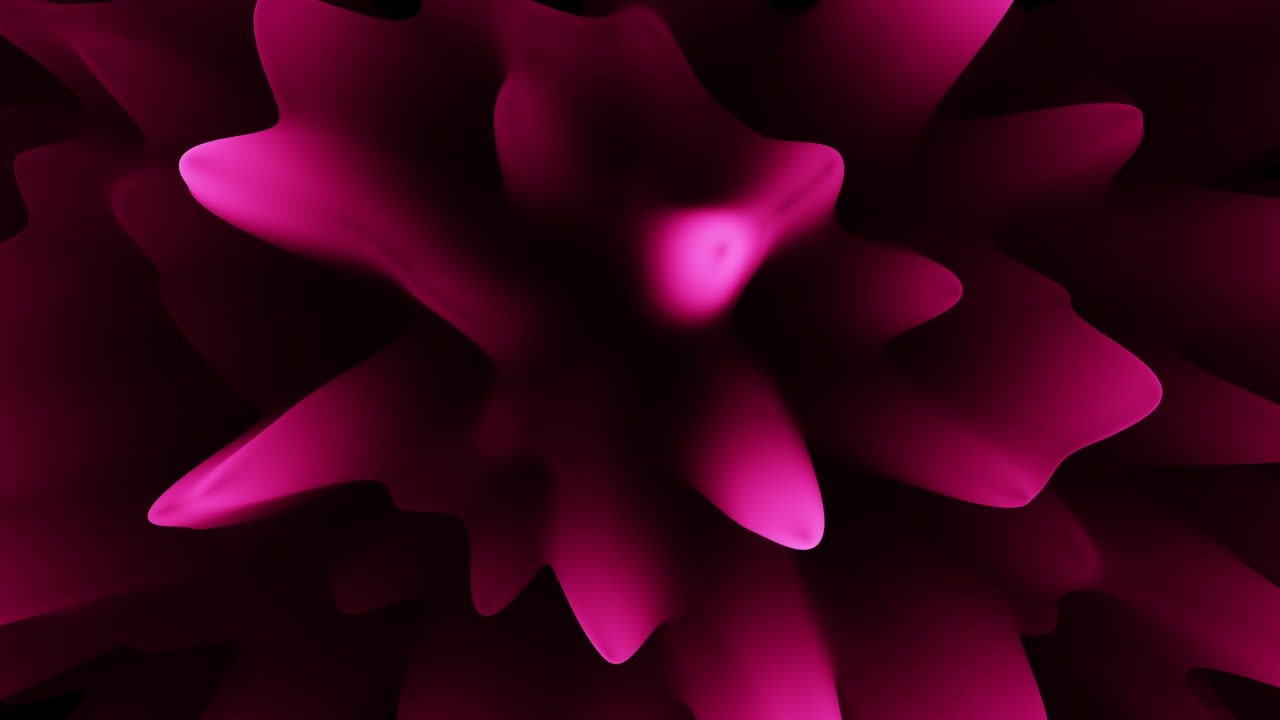 flor rosada vibrante con delicados pétalos circulares contra un fondo oscuro