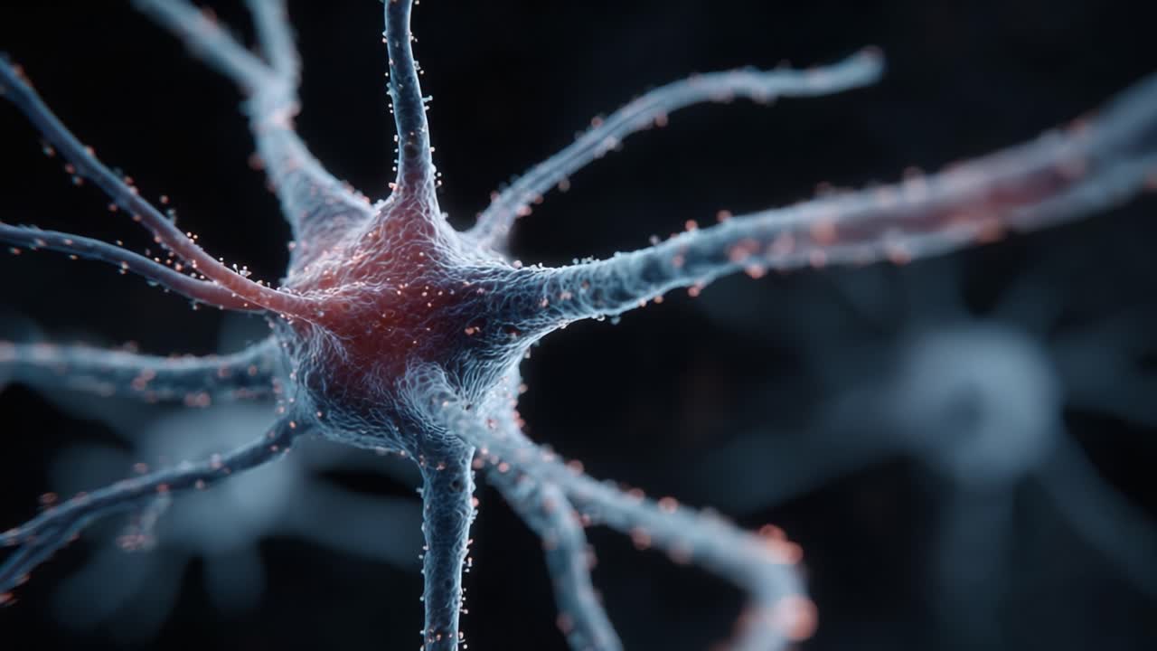 Detailed Visualization of Neural Structures: Exploring the Intricate Designs and Functions of Neurons in the Human Nervous System at Microscopic Levels