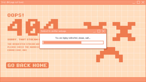 Pixel Art 404 Error Page