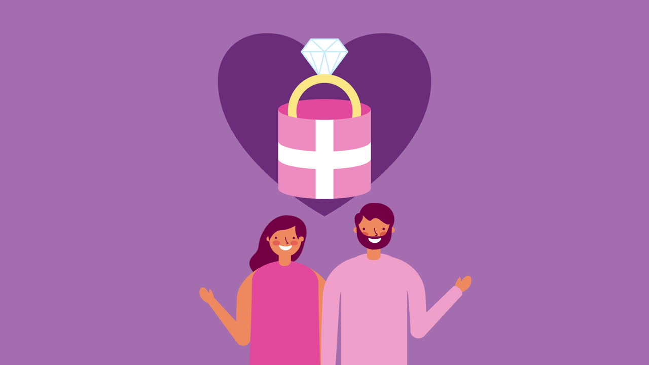 발렌타인 데이 선물로 연인 커플