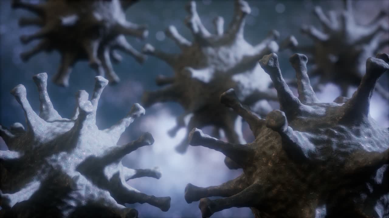 rotación del bucle del coronavirus covid-2019