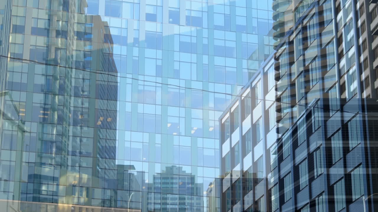 현대 건물 의 도시 풍경