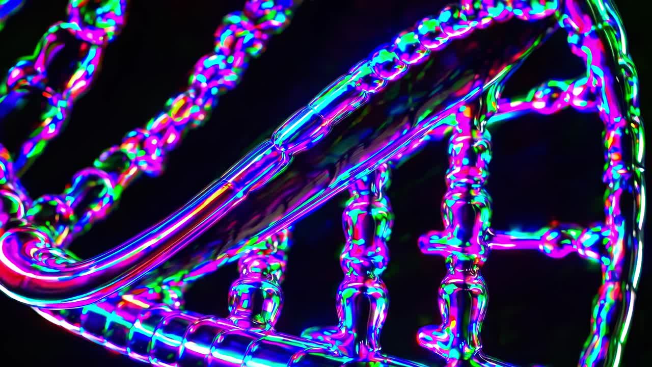 abstract colorido doble hélice de adn