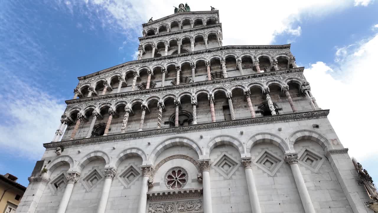 Chiesa di San Michele in Foro, Lucca Italy catholic church building exterior