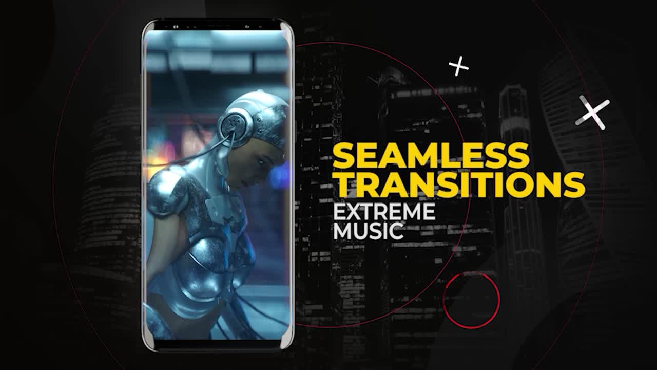Transizioni musicali estreme verticali