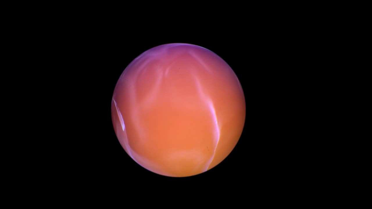 글래스 글로브 반사 패턴과 알파 채널