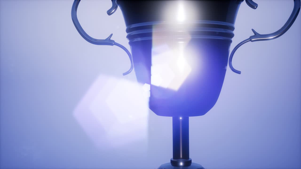 4k 슈퍼 슬로우 모션 챔피언 트로피 컵