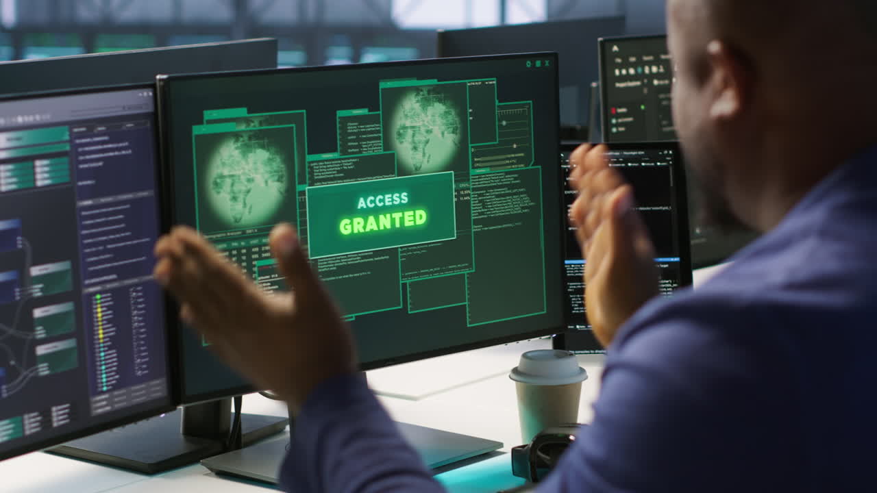 Computer Security Technician Granting Access