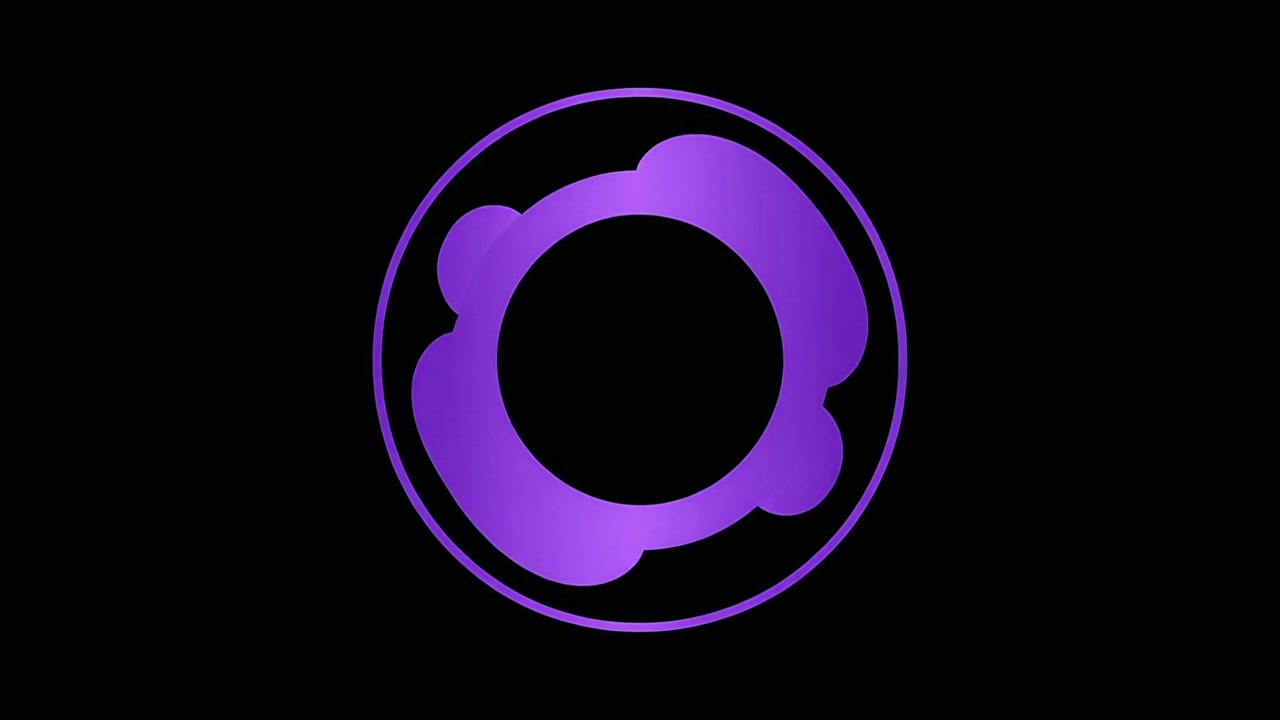 Abstract Purple Circular Motion Graphic Animation
