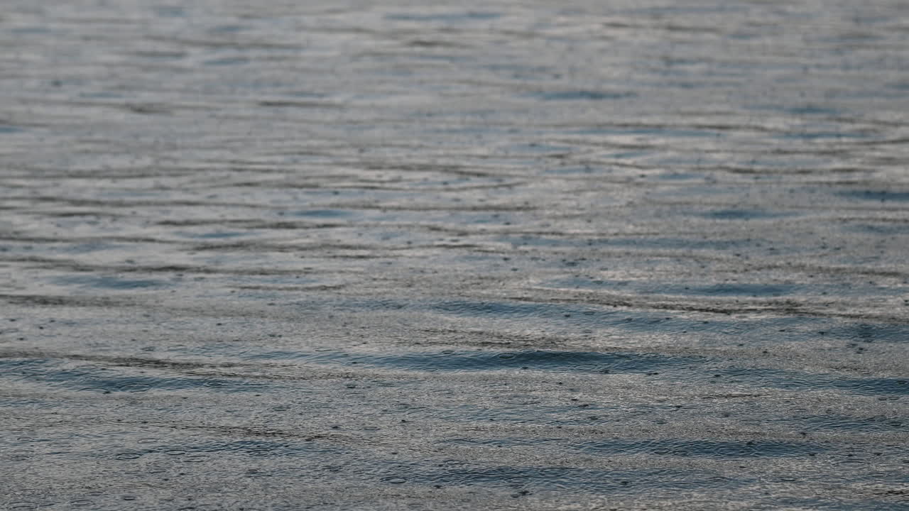 호수 의 무거운 비 배경