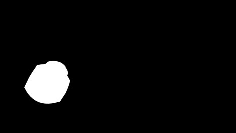 Wrench tightens a nut in closeup, looped animation with alpha mask
