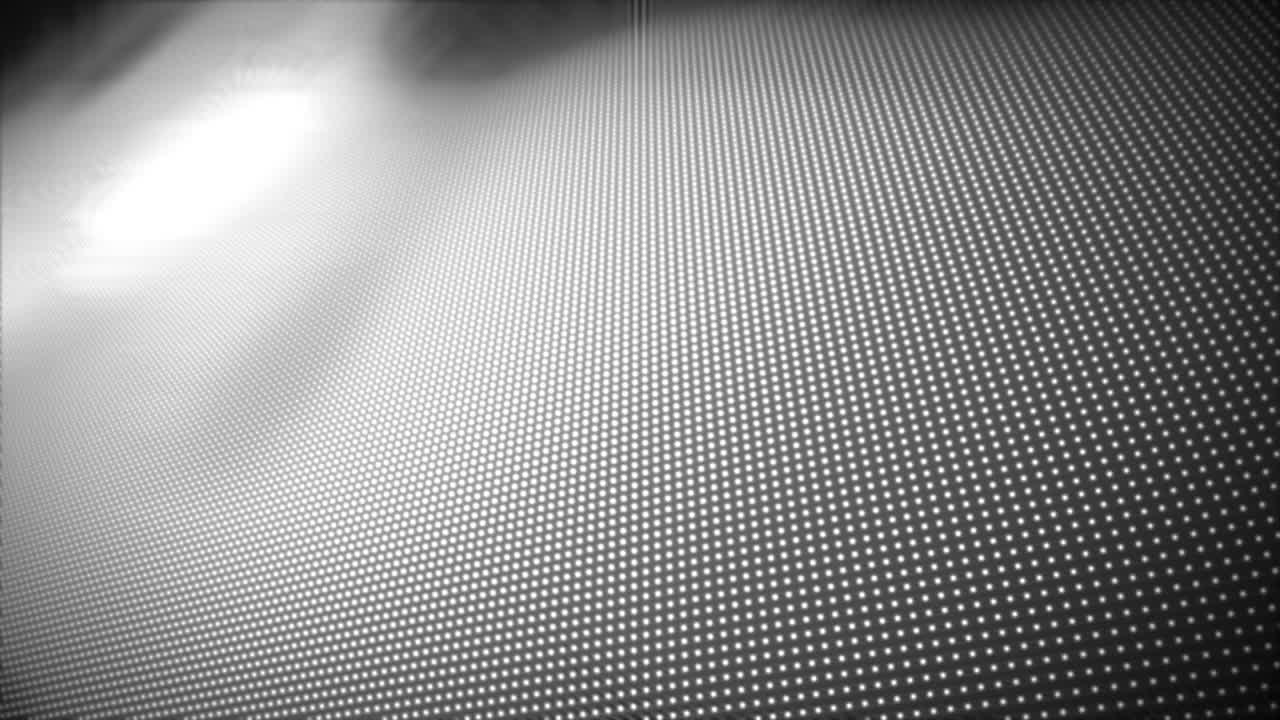 Video of multiple grey dots