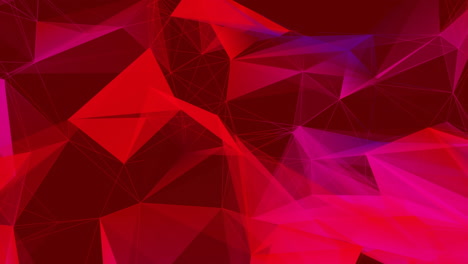 redes de plexo contra un fondo rojo