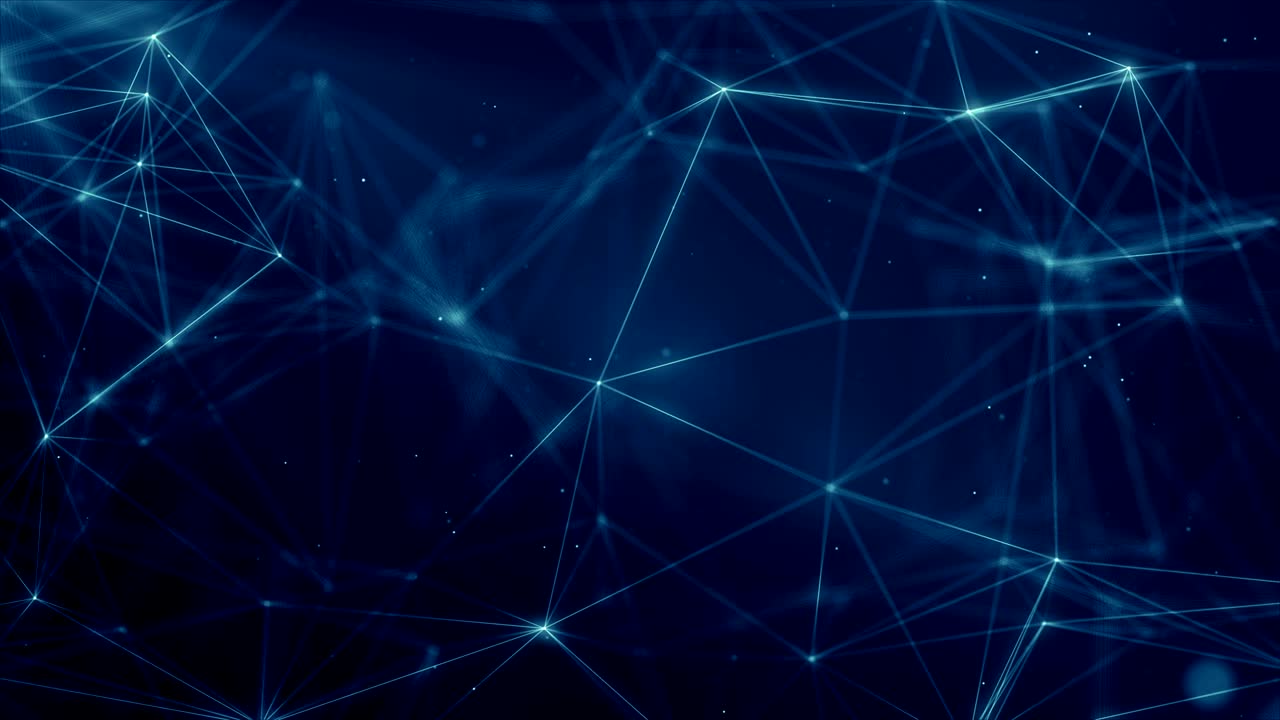 Plexus abstract network titles technology science background loop