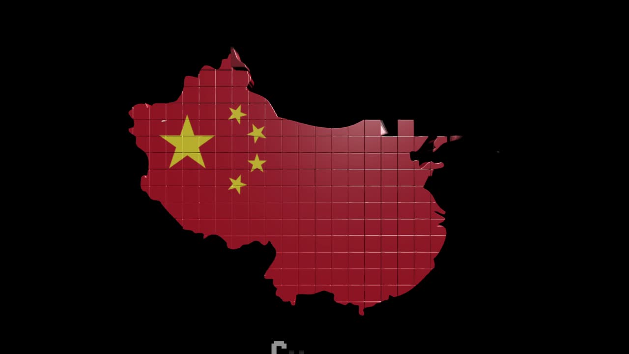 mapa de china que aparece intro por regiones 4k mapa animado de china intro fondo con países que aparecen y se desvanecen uno por uno y movimiento de la cámara