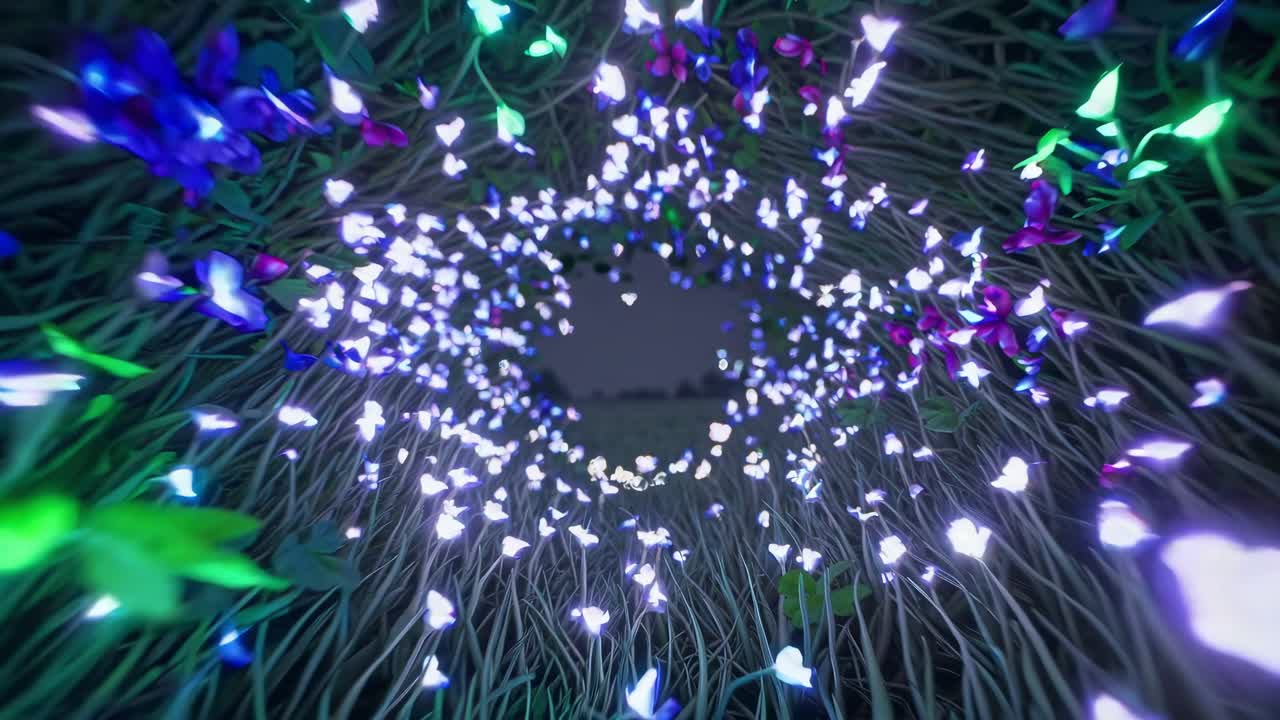 Enchanted Floral Tunnel