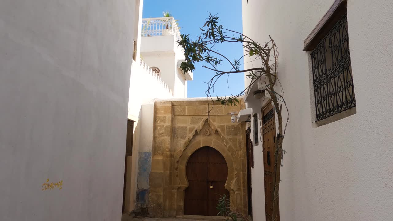 Moroccan Kasbah: Stone archways, amidst narrow alley, and rich cultural details