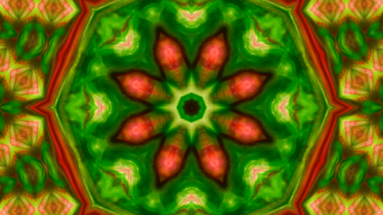 movimiento de fondo de kaleidoscopio abstractamente colorido
