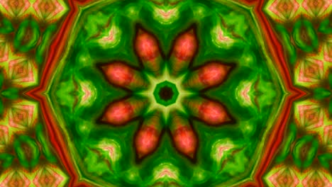 movimiento de fondo de kaleidoscopio abstractamente colorido